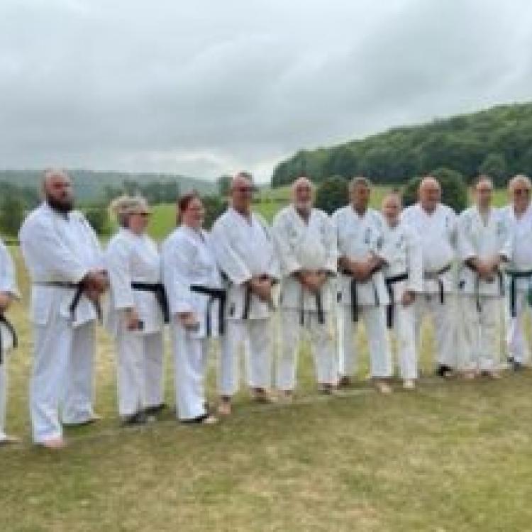 Washinkai Kent members attending Summer Gasshuku 2022