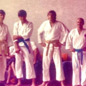 Sensei Pete Saunders 5th Dan (2nd from right)