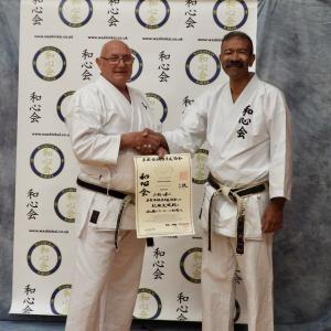 Chris 6th Dan and Shihan 9th Dan